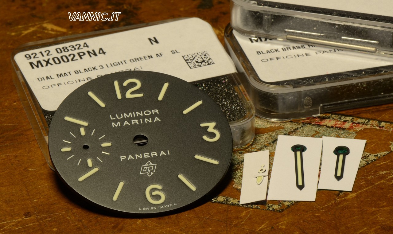 FS Pam 0005 Dial Hands set NEW ViaPaneristi Panerai Watch